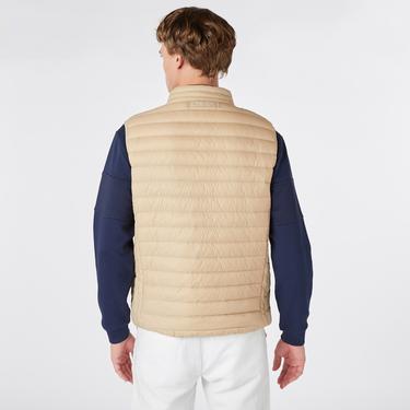  Nautica Erkek Bej Standart Fit Yelek