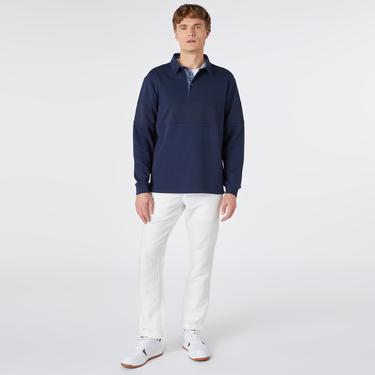  Nautica Erkek Lacivert Classic Fit Uzun Kollu Polo