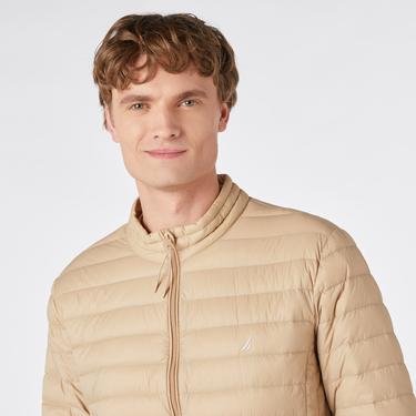  Nautica Erkek Bej Standart Fit Mont