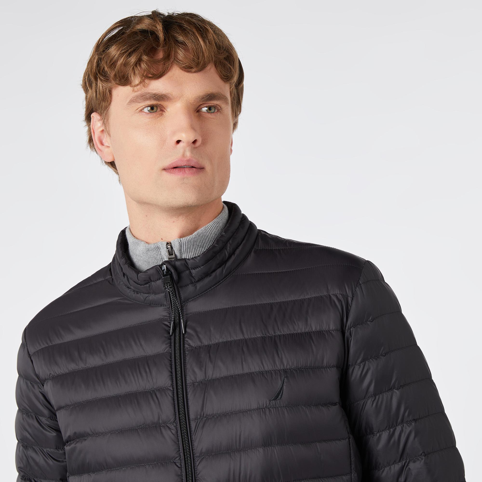 Nautica Erkek Siyah Standart Fit Mont