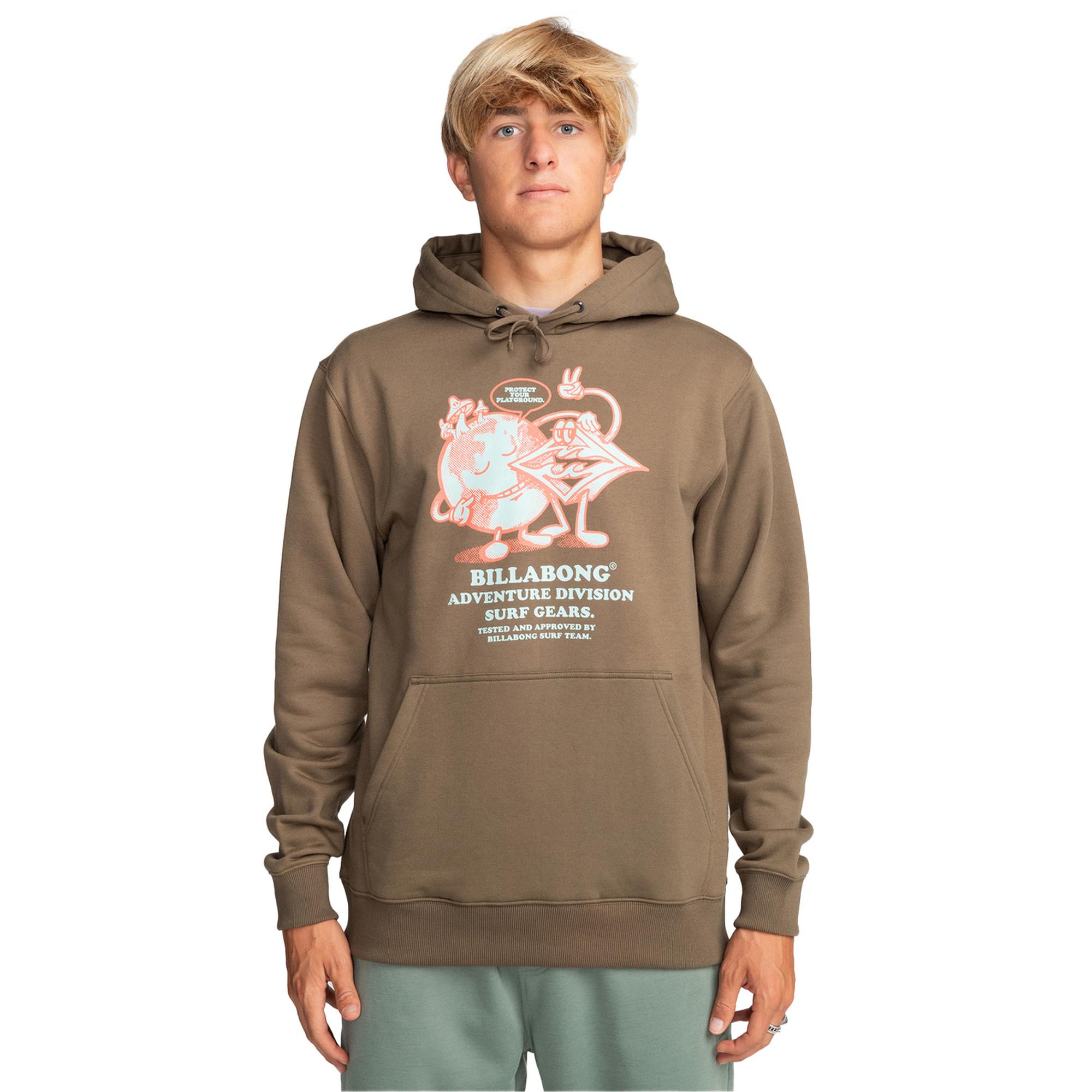 Billabong Take Care Po Erkek Kahverengi Sweatshirt