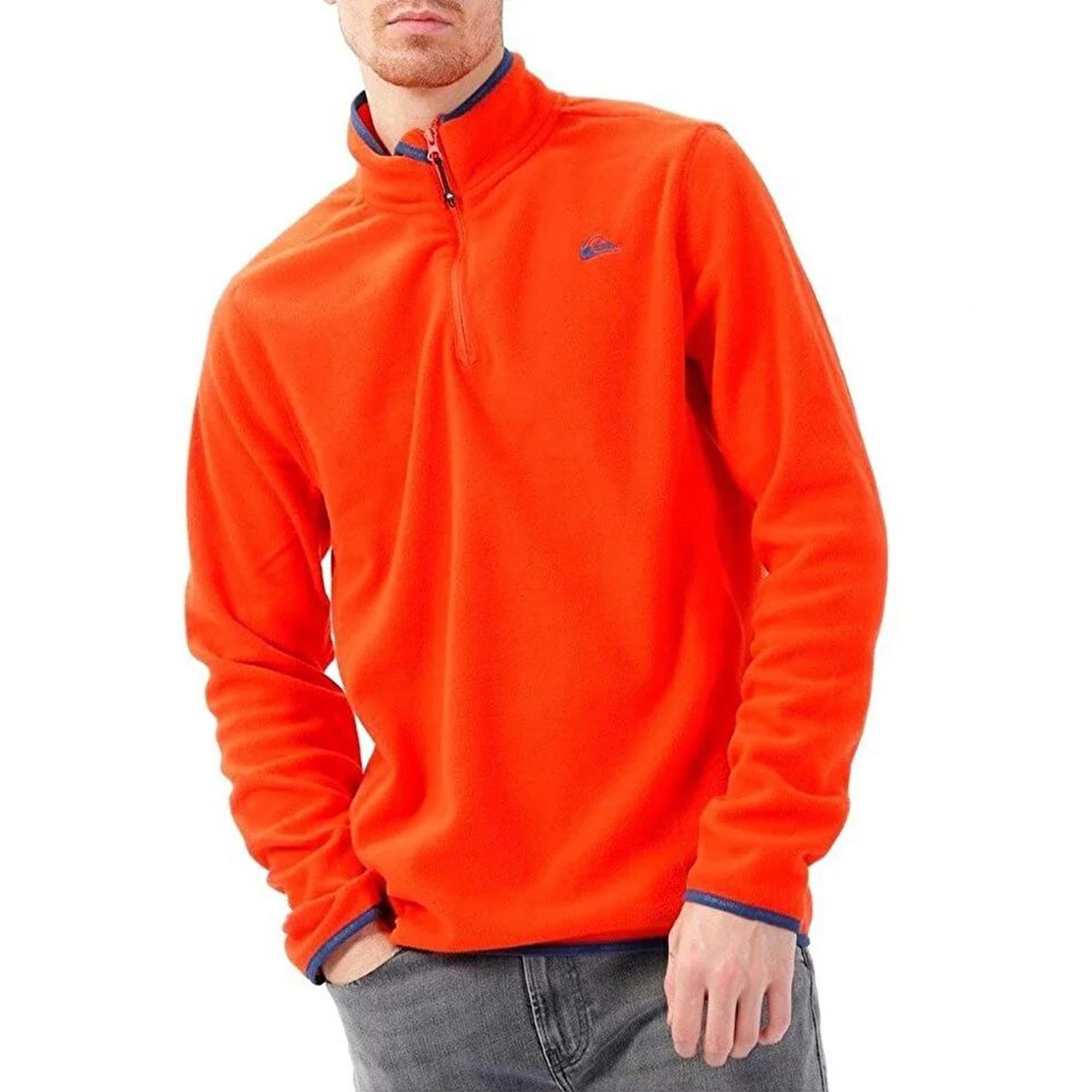 Quiksilver Mission Fz Erkek Turuncu Polar Ceket