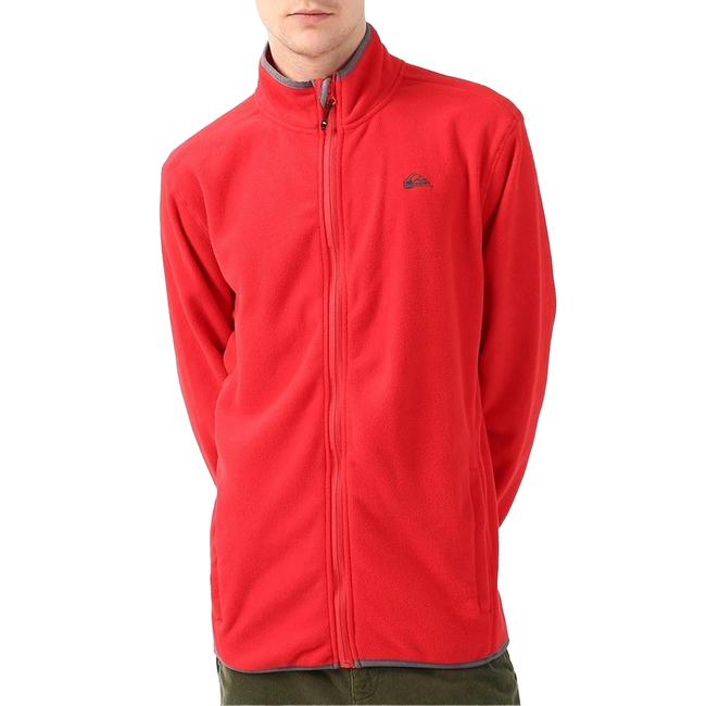  Quiksilver Mission Fz Erkek Kırmızı Polar Ceket
