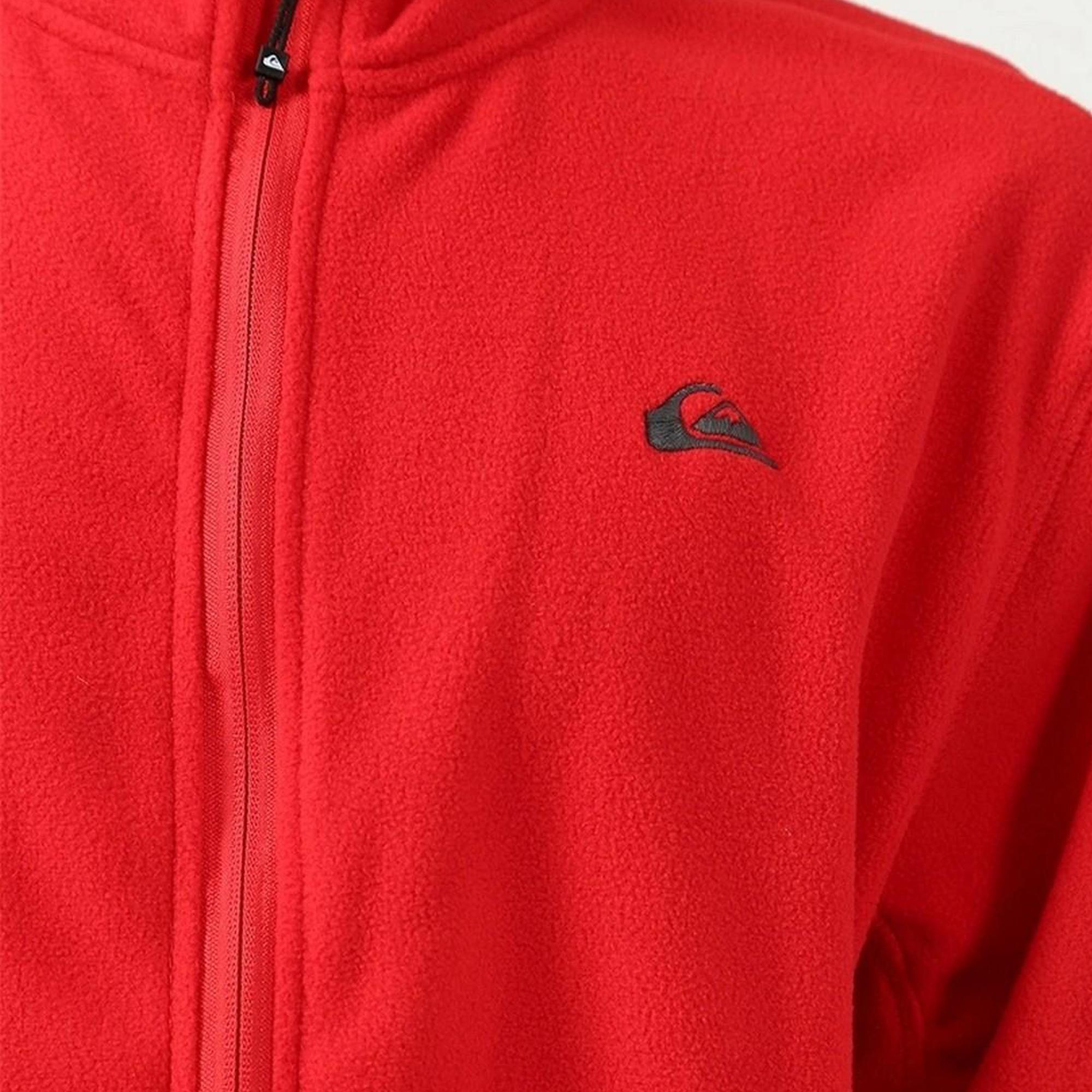 Quiksilver Mission Fz Erkek Kırmızı Polar Ceket