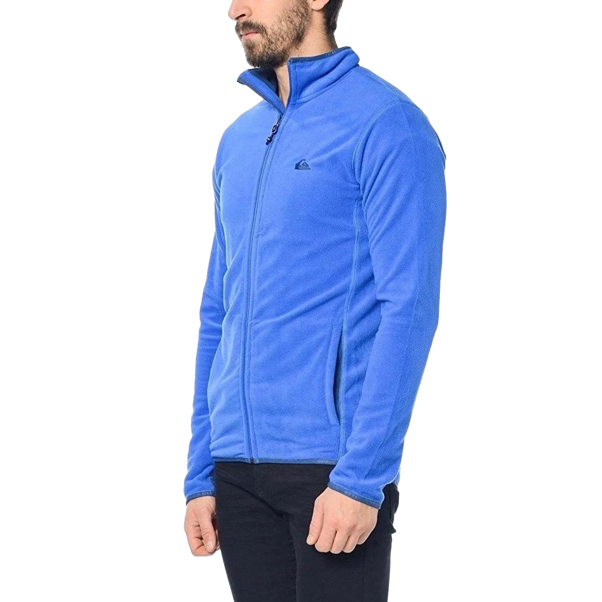Quiksilver Mission Fz Erkek Mavi Polar Ceket