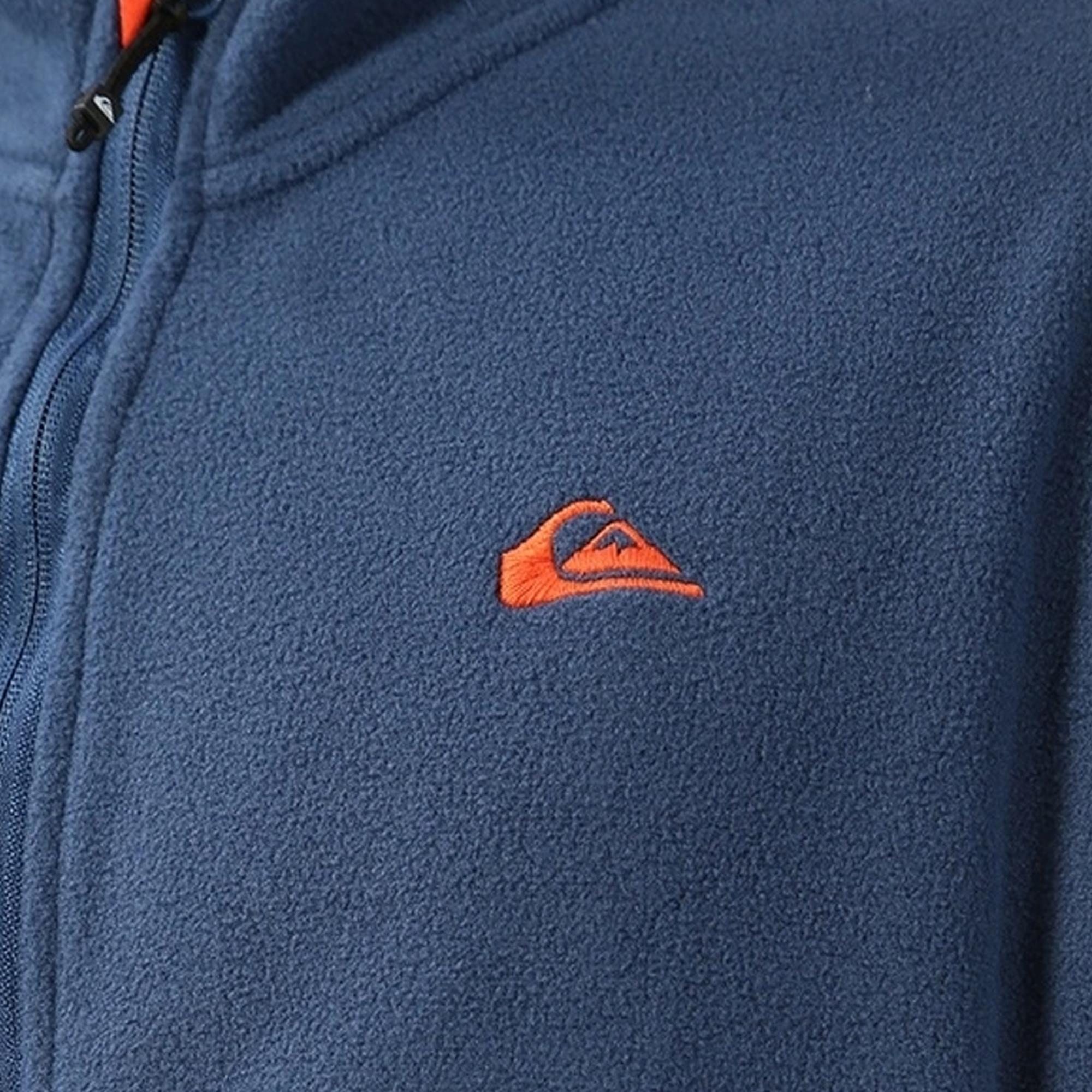 Quiksilver Mission Fz Erkek Mavi Polar Ceket