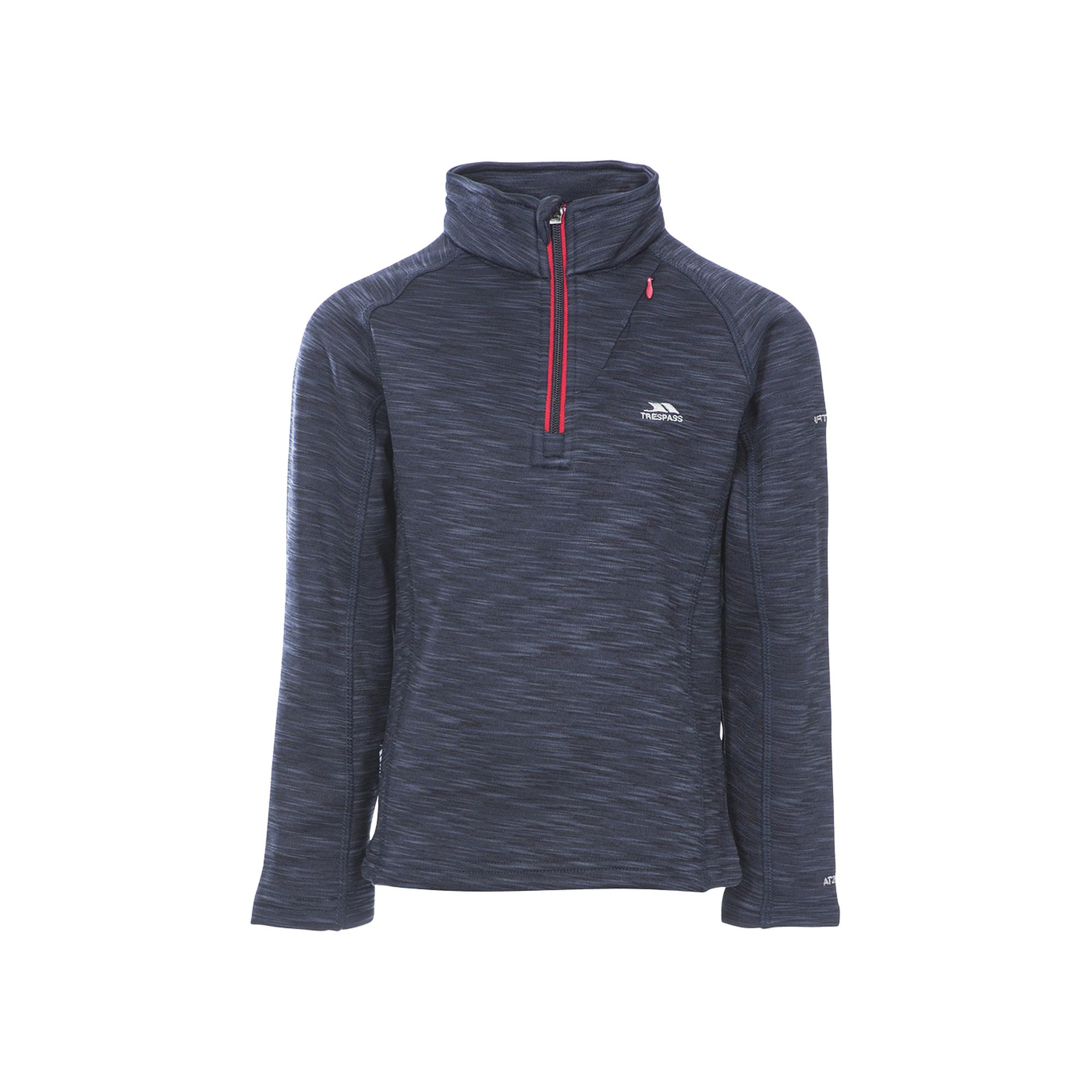 Trespass Edvin - Fleece At200 Erkek Çocuk Gri Polar