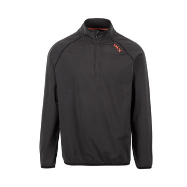  Trespass Hulton - Dlx Half Zip Erkek Siyah Koşu Tişört