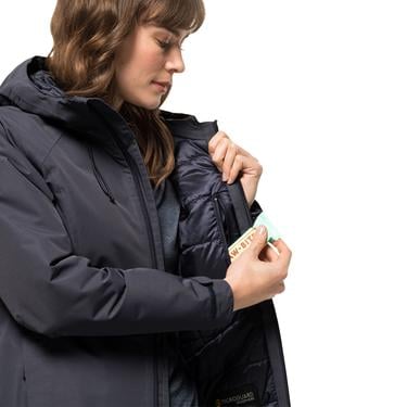  Jack Wolfskin Heidelstein Ins Kadın Mavi Outdoor Ceketi
