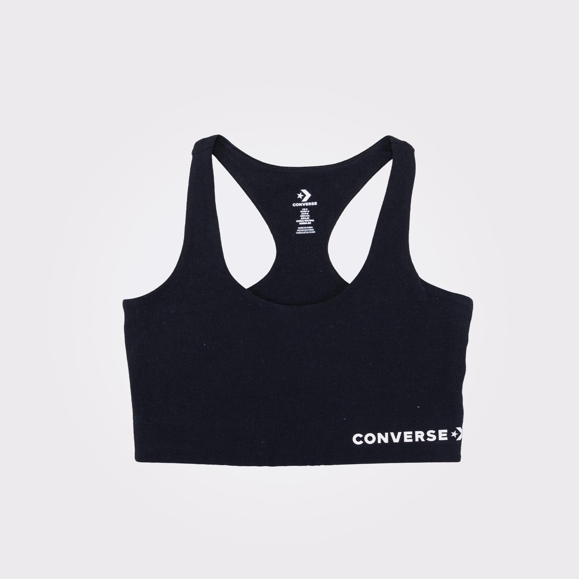 Converse Wordmark Kadın Siyah Bra
