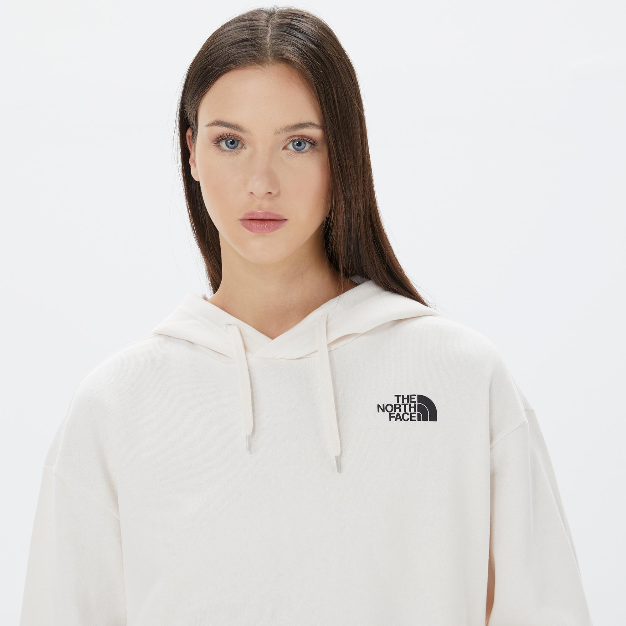 The North Face Trend Crop Kadın Beyaz Sweatshirt
