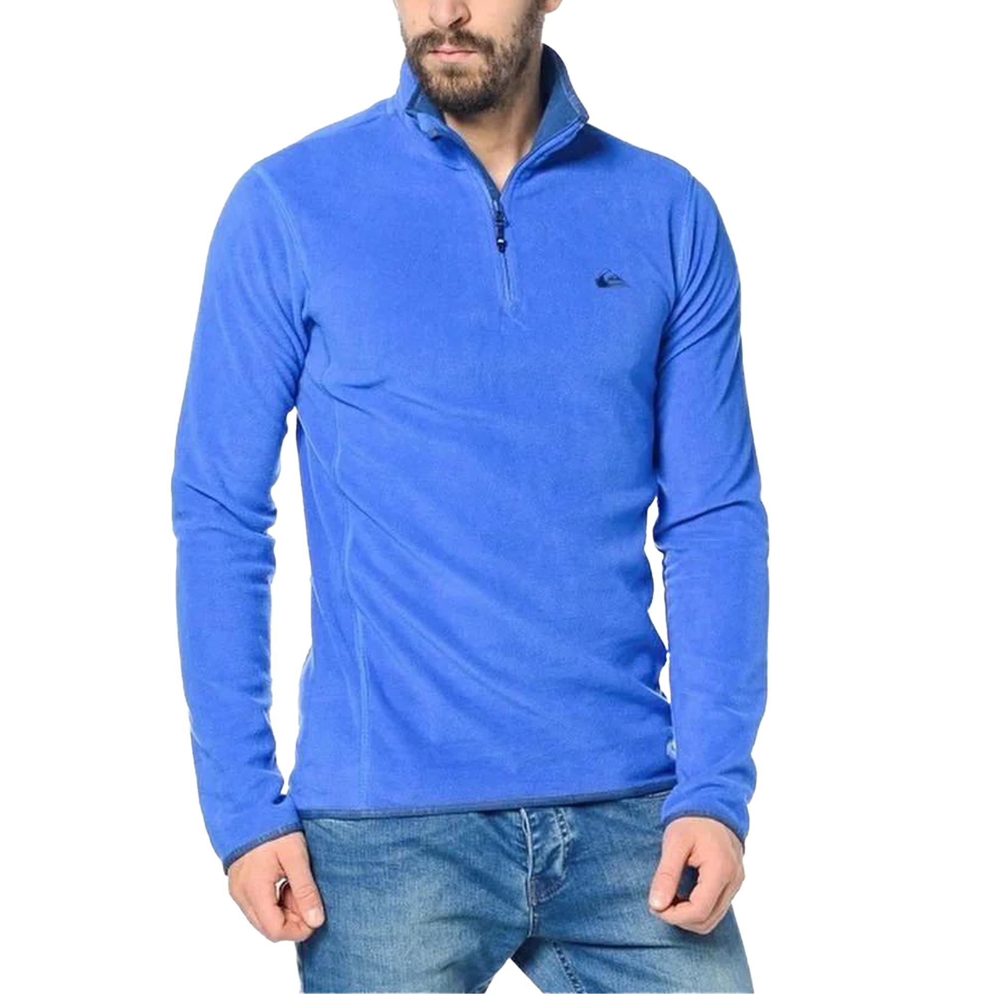 Quiksilver Mission Halfzip Erkek Mavi Polar