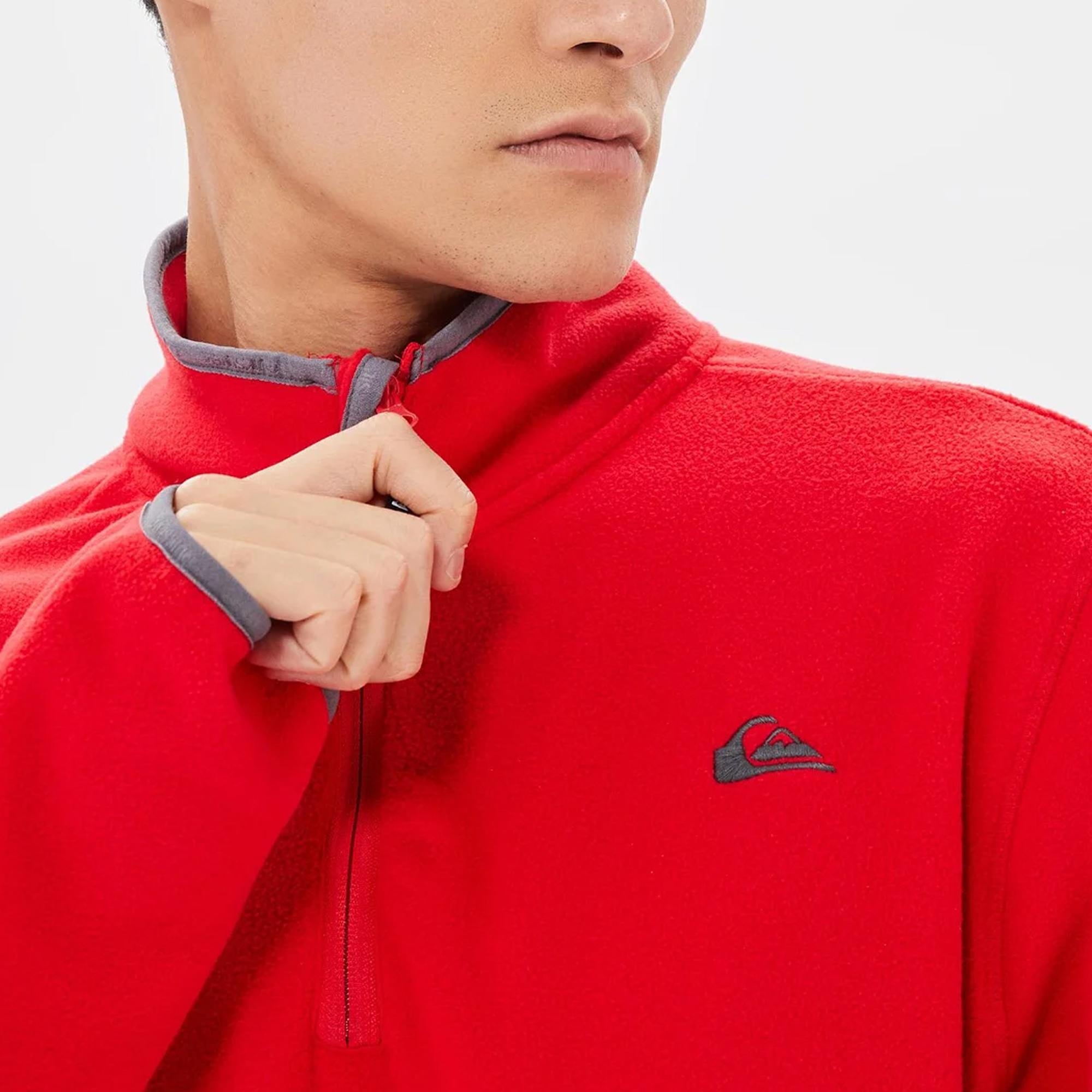 Quiksilver Mission Halfzip Erkek Kırmızı Polar
