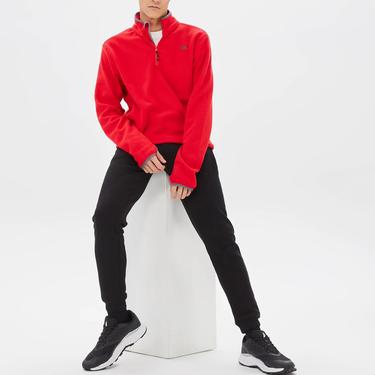  Quiksilver Mission Halfzip Erkek Kırmızı Polar