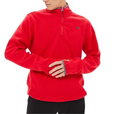  Quiksilver Mission Halfzip Erkek Kırmızı Polar