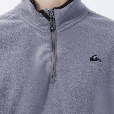  Quiksilver Mission Halfzip Erkek Gri Polar