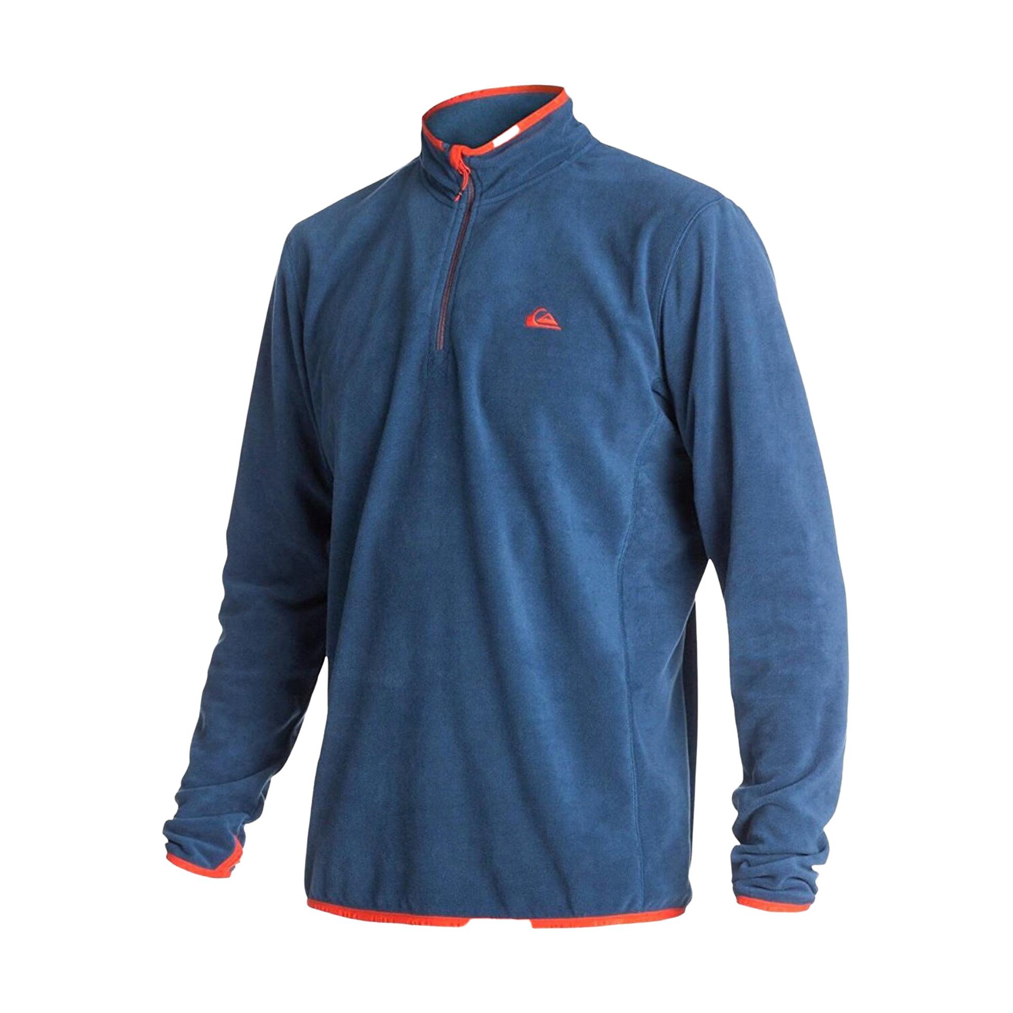 Quiksilver Mission Halfzip Erkek Mavi Polar