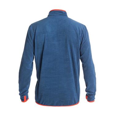  Quiksilver Mission Halfzip Erkek Mavi Polar