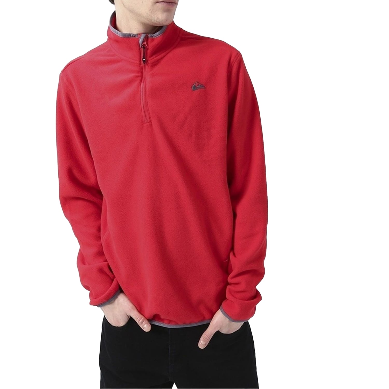  Quiksilver Mission Halfzip Erkek Sarı Polar