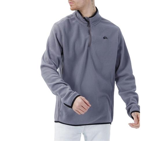  Quiksilver Mission Halfzip Erkek Gri Polar