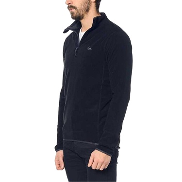  Quiksilver Mission Halfzip Erkek Siyah Polar