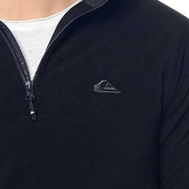  Quiksilver Mission Halfzip Erkek Siyah Polar