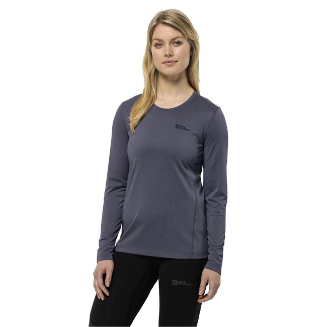  Jack Wolfskin Sky Thermal L/s Kadın Mavi İçlik Üst