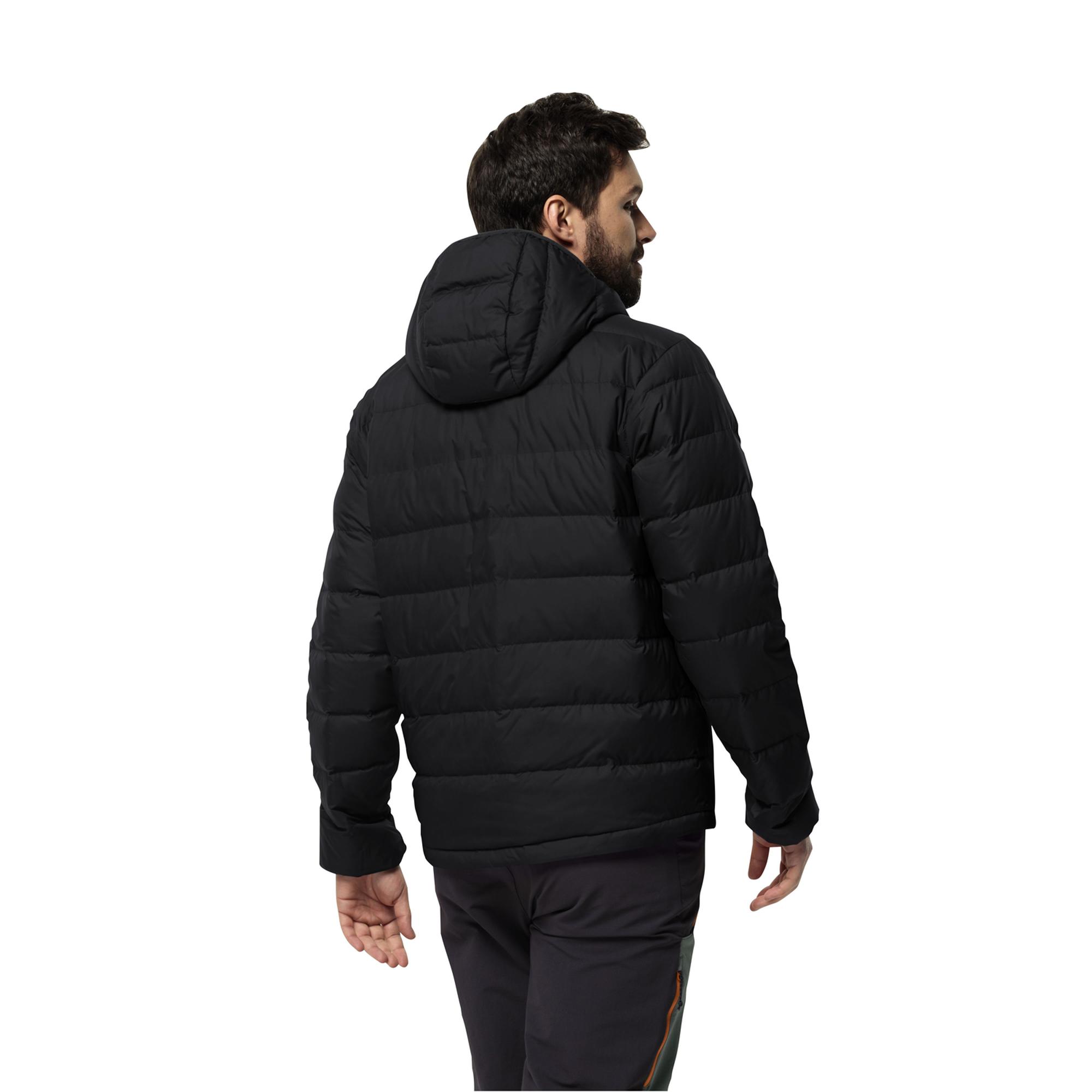 Jack Wolfskin Ather Down Hoody Erkek Gri Outdoor Ceketi