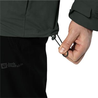  Jack Wolfskin Ather Down Hoody Erkek Yeşil Outdoor Ceketi