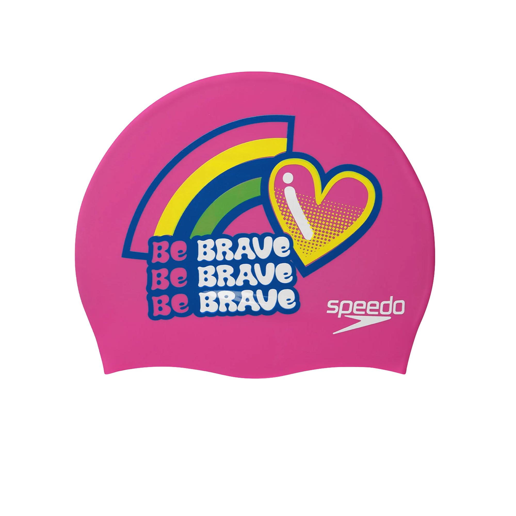 SPEEDO SLOGAN PRT CAP JU PINK