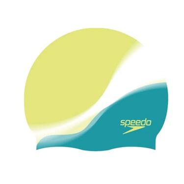  SPEEDO MULTI COLOUR SILC CAP JU GREEN/GREEN
