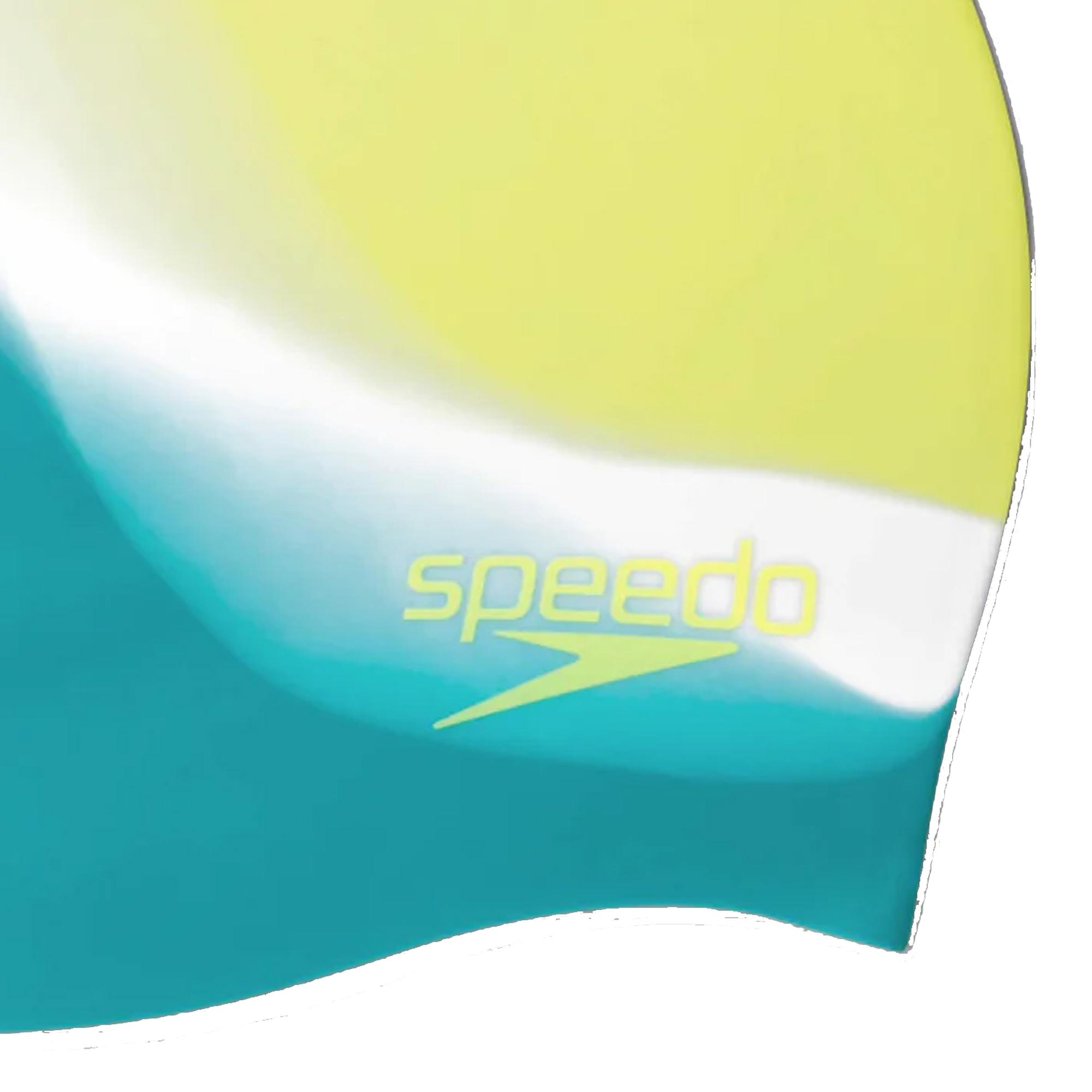 SPEEDO MULTI COLOUR SILC CAP JU GREEN/GREEN