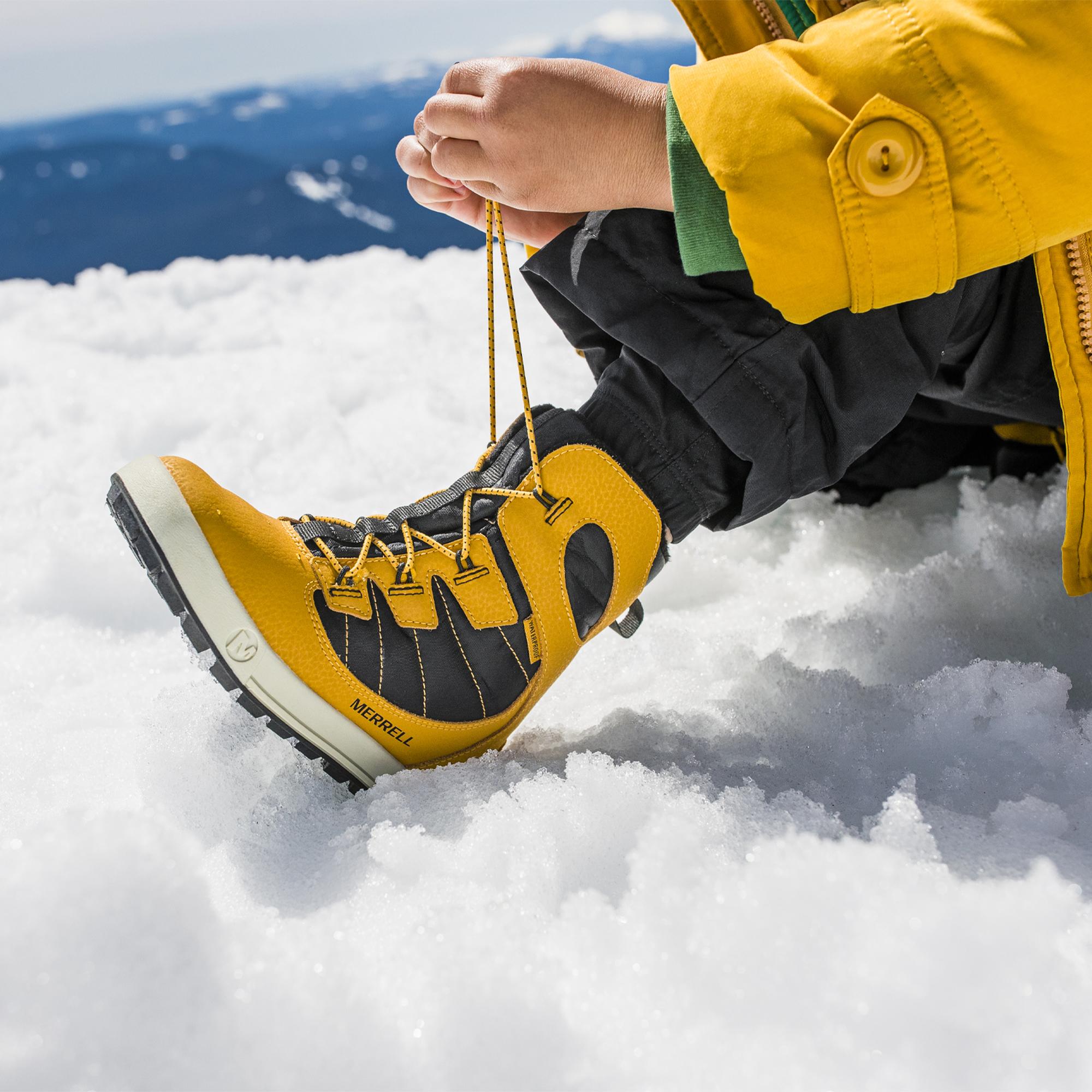 Merrell Snow Bank 4.0 Waterproof Unisex Çocuk Sarı Bot