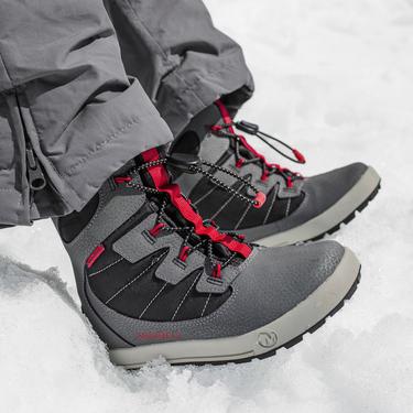  Merrell Snow Bank 4.0 Waterproof Erkek Çocuk Gri Bot