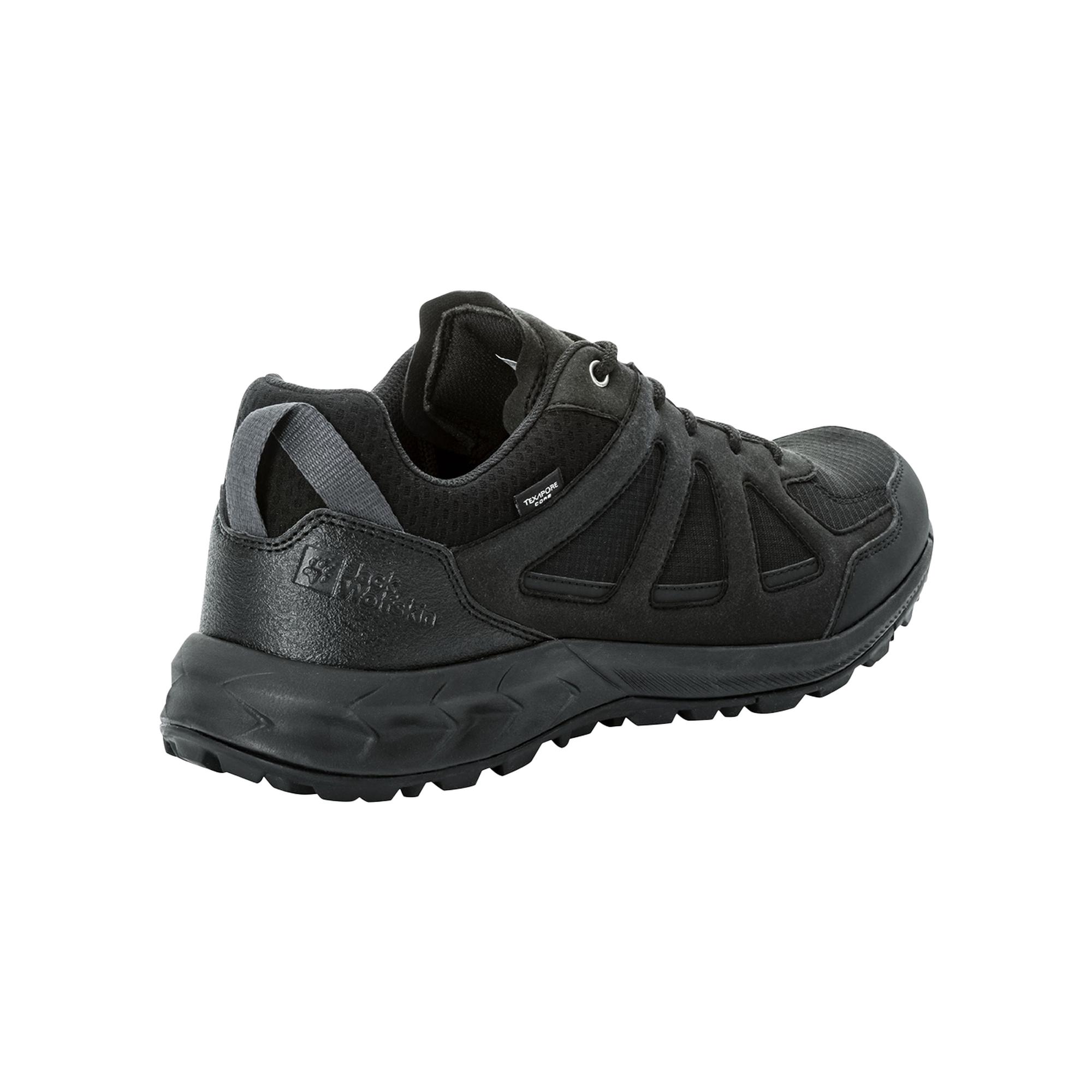Jack Wolfskin Woodland 2 Texapore Low Erkek Siyah Outdoor Ayakkabı