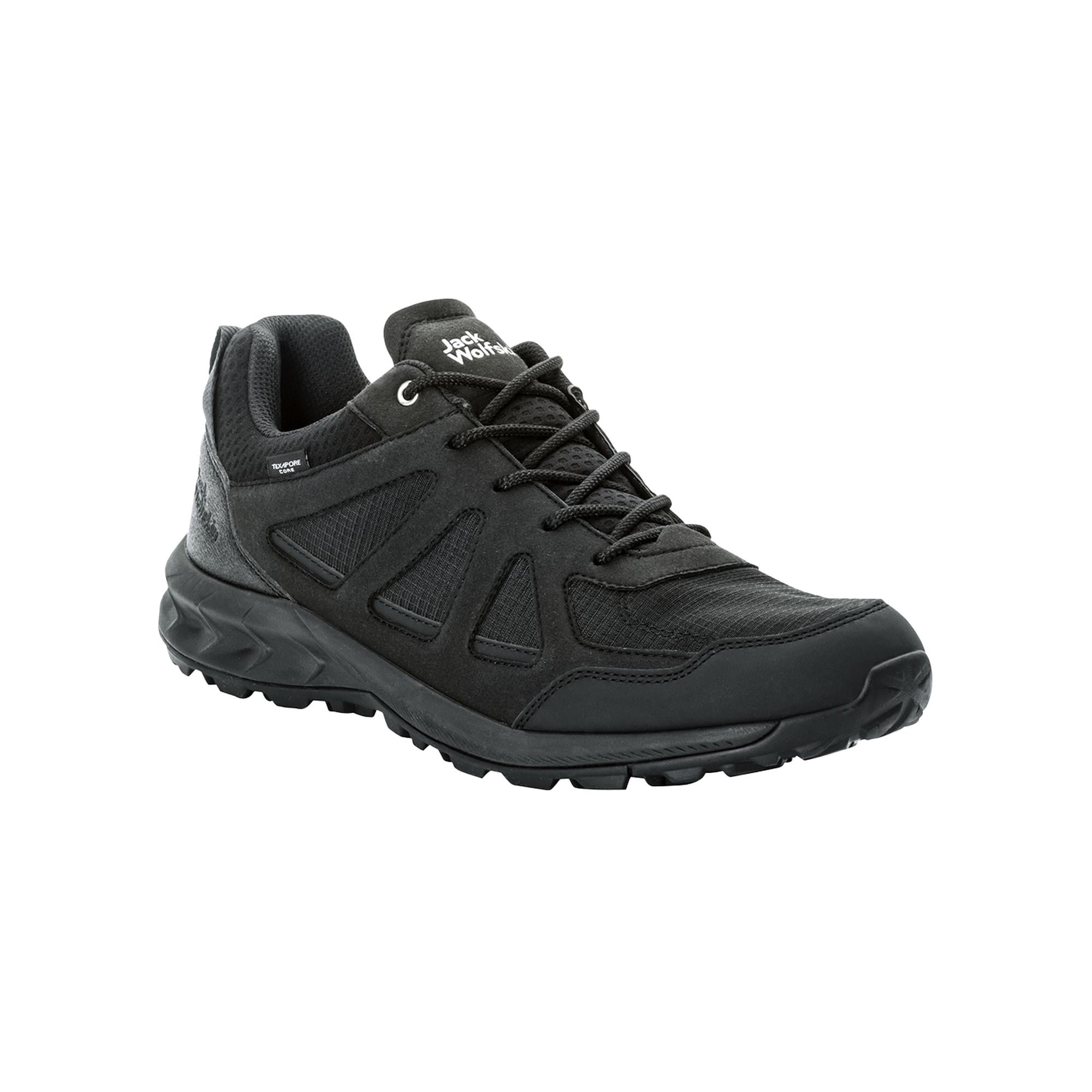 Jack Wolfskin Woodland 2 Texapore Low Erkek Siyah Outdoor Ayakkabı