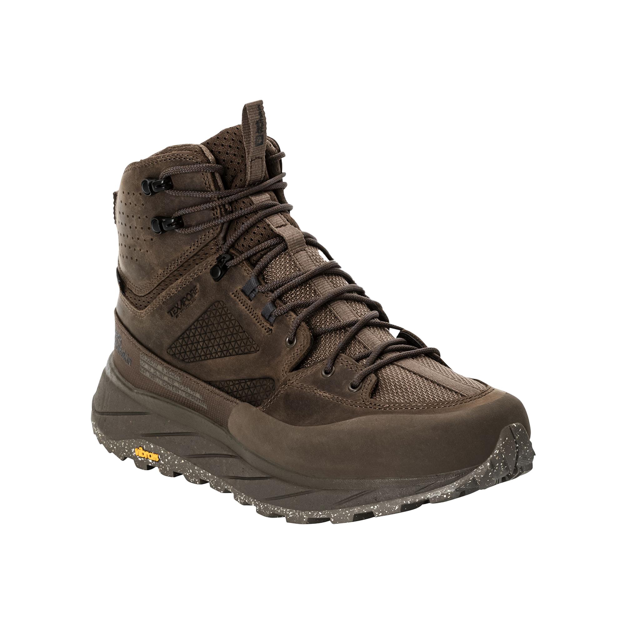 Jack Wolfskin Terraquest Texapore Mid Erkek Kahverengi Bot