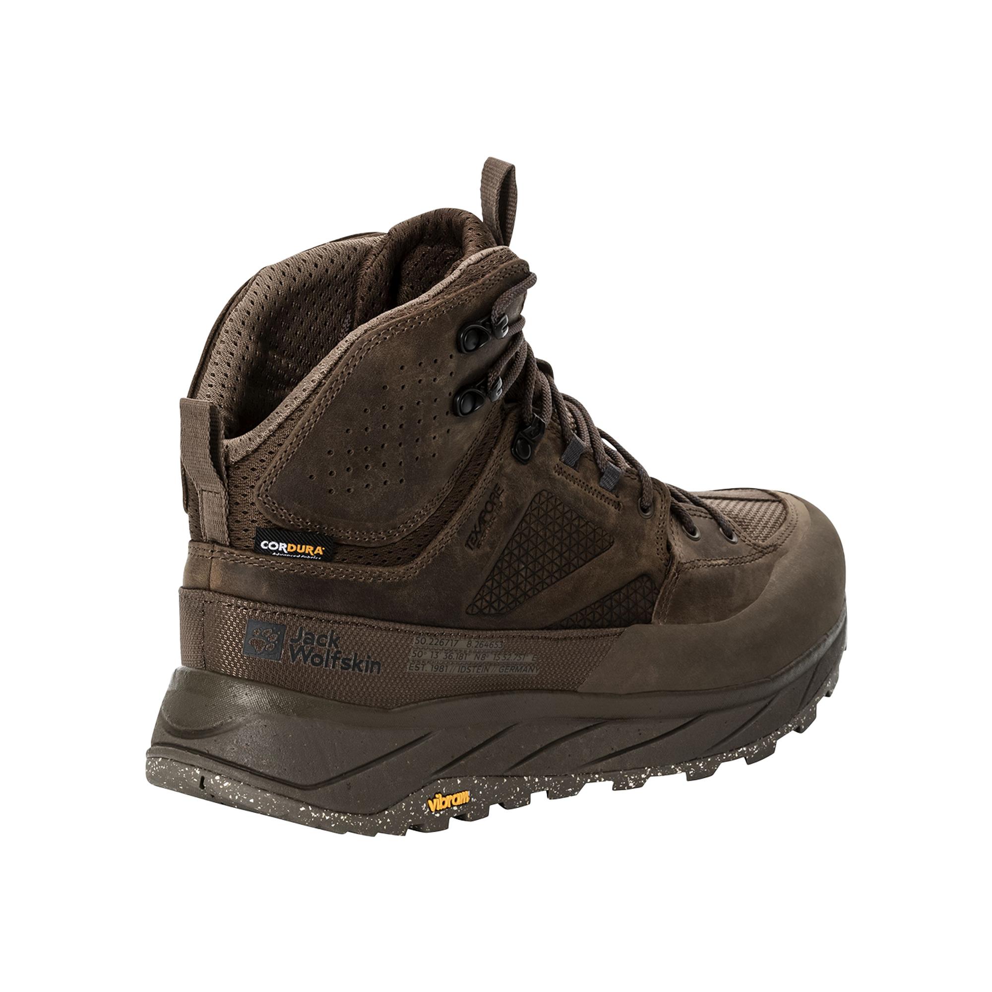 Jack Wolfskin Terraquest Texapore Mid Erkek Kahverengi Bot
