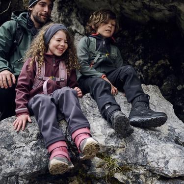  Jack Wolfskin Woodland Wt Texapore High Vc K Erkek Çocuk Siyah Bot