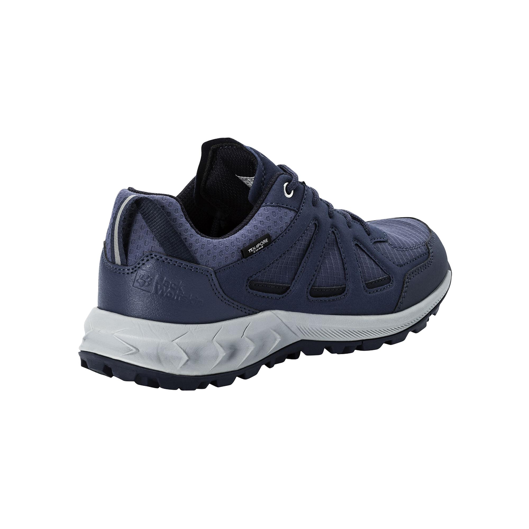 Jack Wolfskin Woodland 2 Texapore Low Kadın Mavi Outdoor Ayakkabı