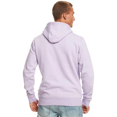  Quiksilver Big Logo Hood Erkek Mor Sweatshirt