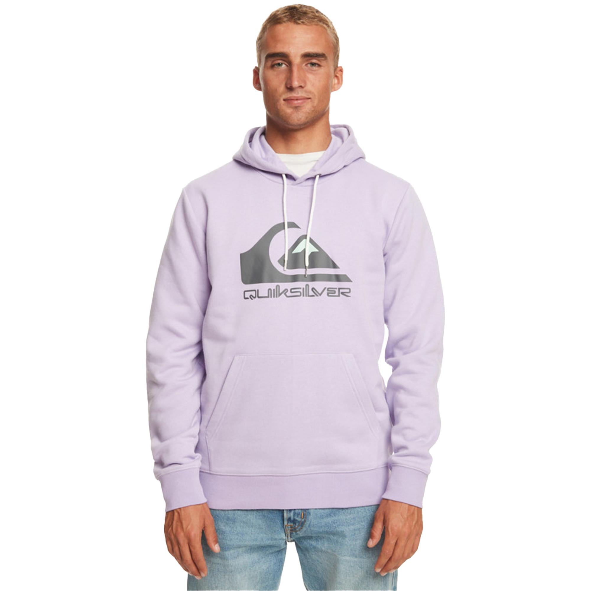 Quiksilver Big Logo Hood Erkek Mor Sweatshirt