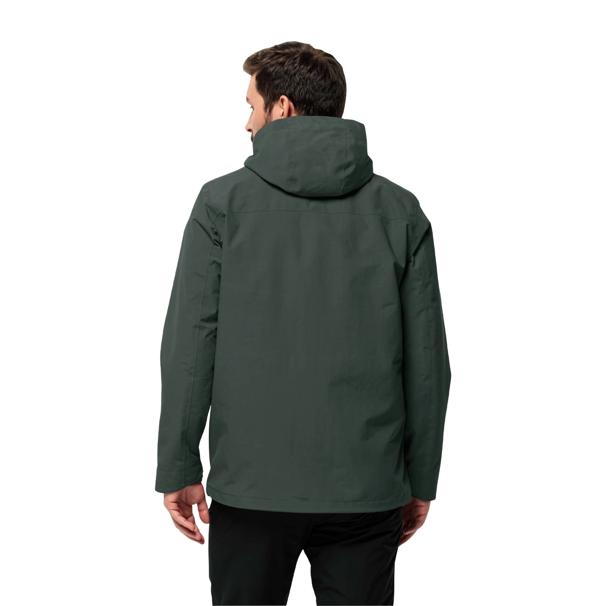 Jack Wolfskin Ather Down Hoody Erkek Yeşil Outdoor Ceketi