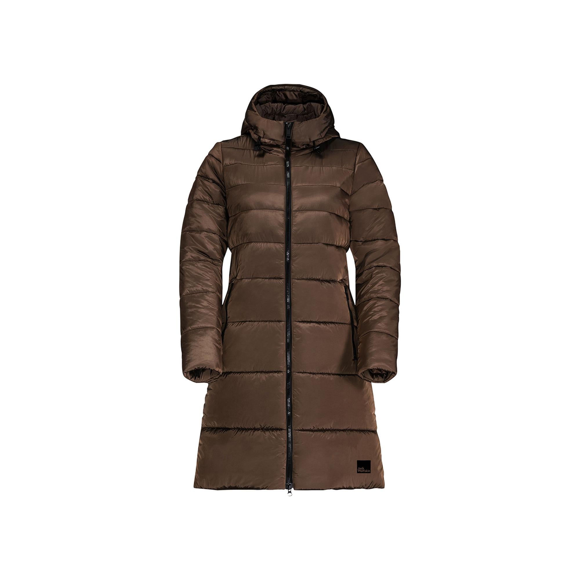 Jack Wolfskin Eisbach Coat Kadın Kahverengi Outdoor Ceketi