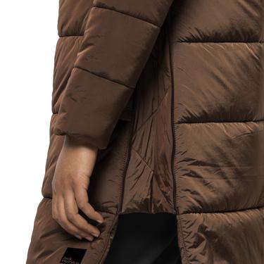  Jack Wolfskin Eisbach Coat Kadın Kahverengi Outdoor Ceketi