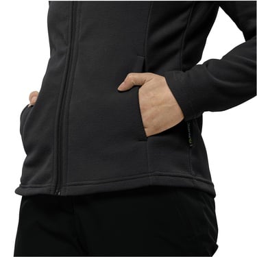  Jack Wolfskin Taunus Fz Kadın Siyah Polar Ceket