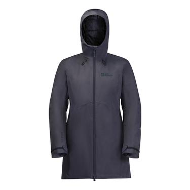  Jack Wolfskin Heidelstein Ins Kadın Mavi Outdoor Ceketi