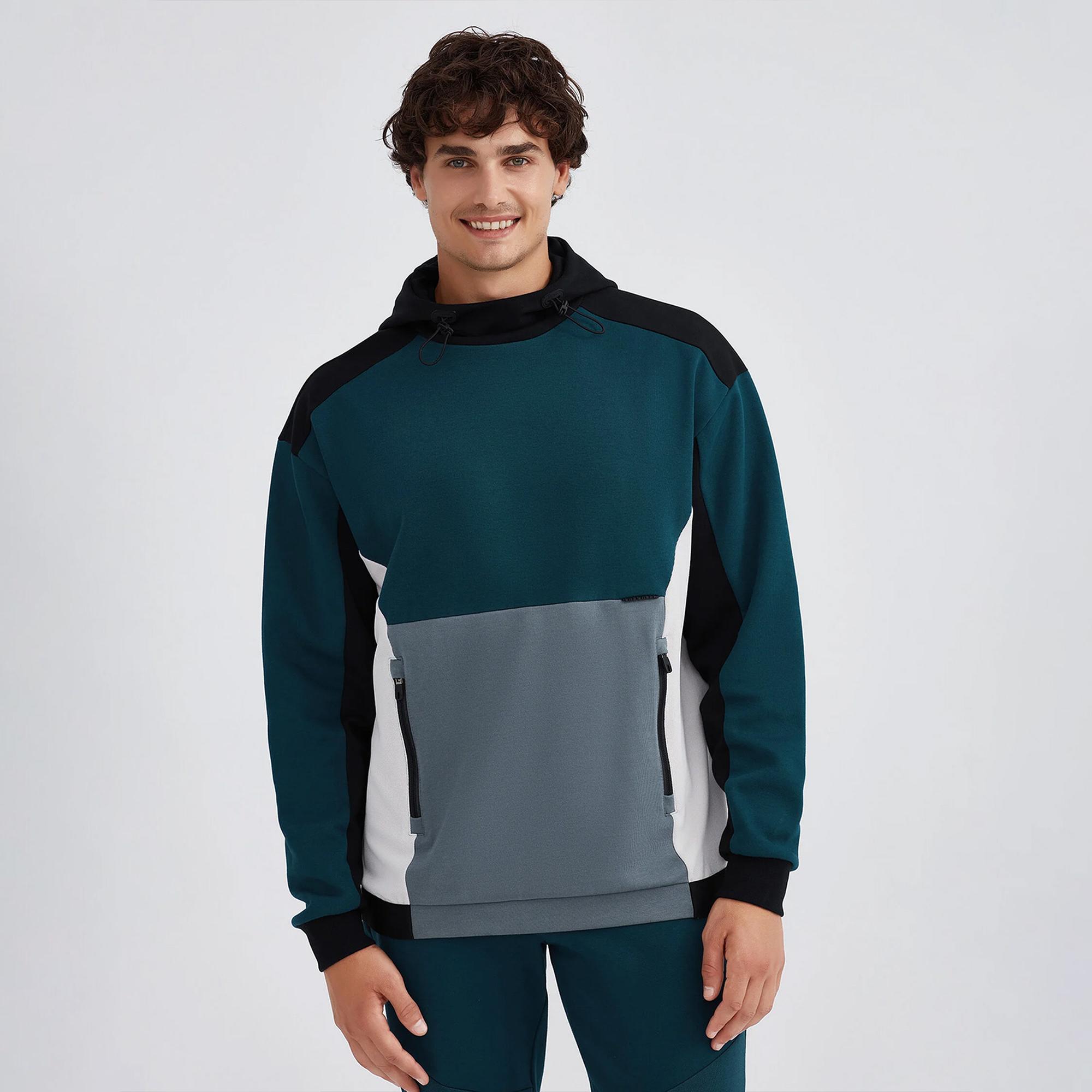 Skechers 2Xi-Lock Crew Neck Erkek Mavi Günlük Sweatshirt