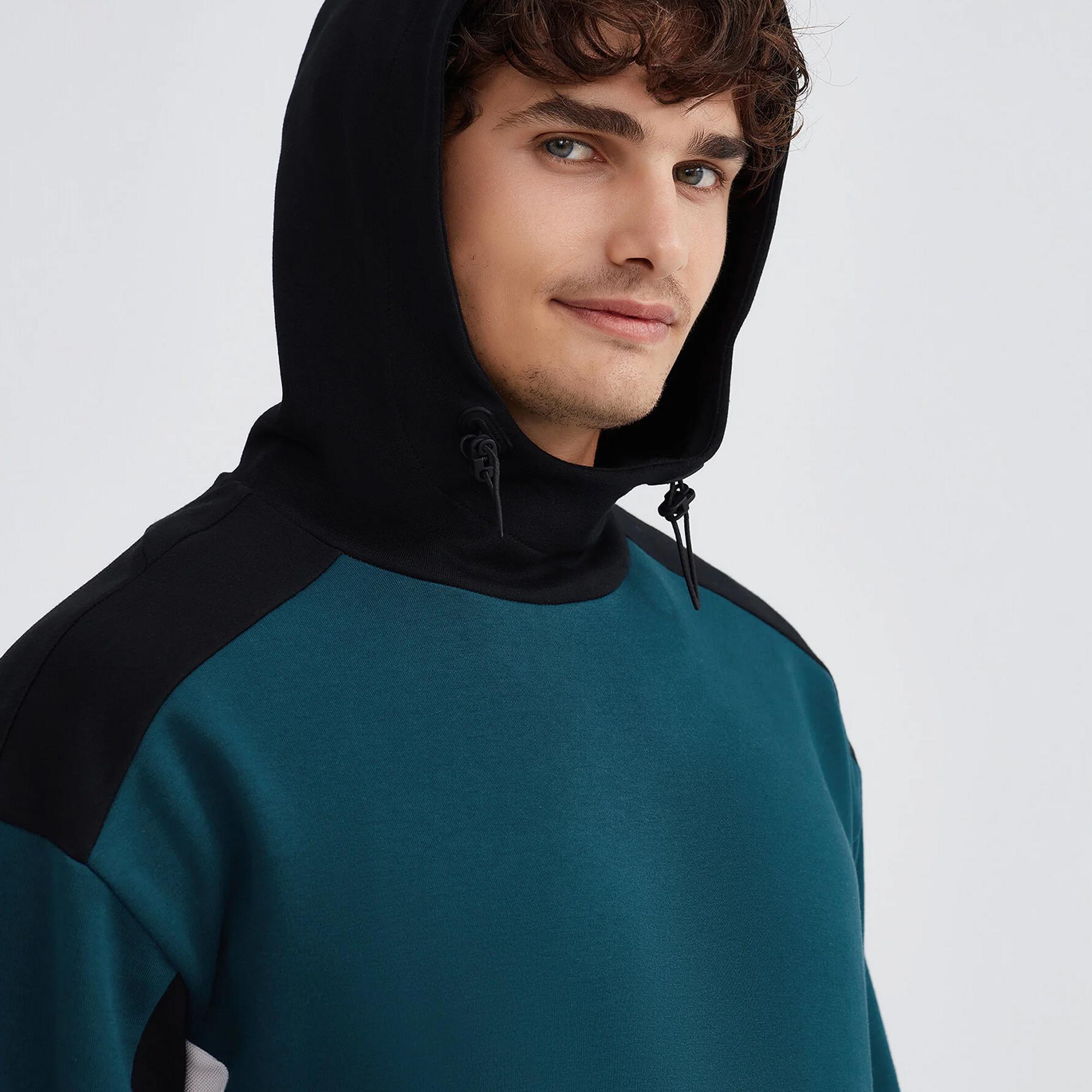 Skechers 2Xi-Lock Crew Neck Erkek Mavi Günlük Sweatshirt