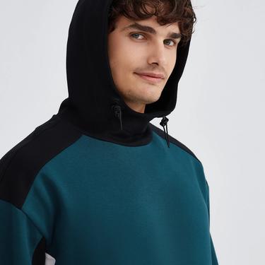  Skechers 2Xi-Lock Crew Neck Erkek Mavi Günlük Sweatshirt